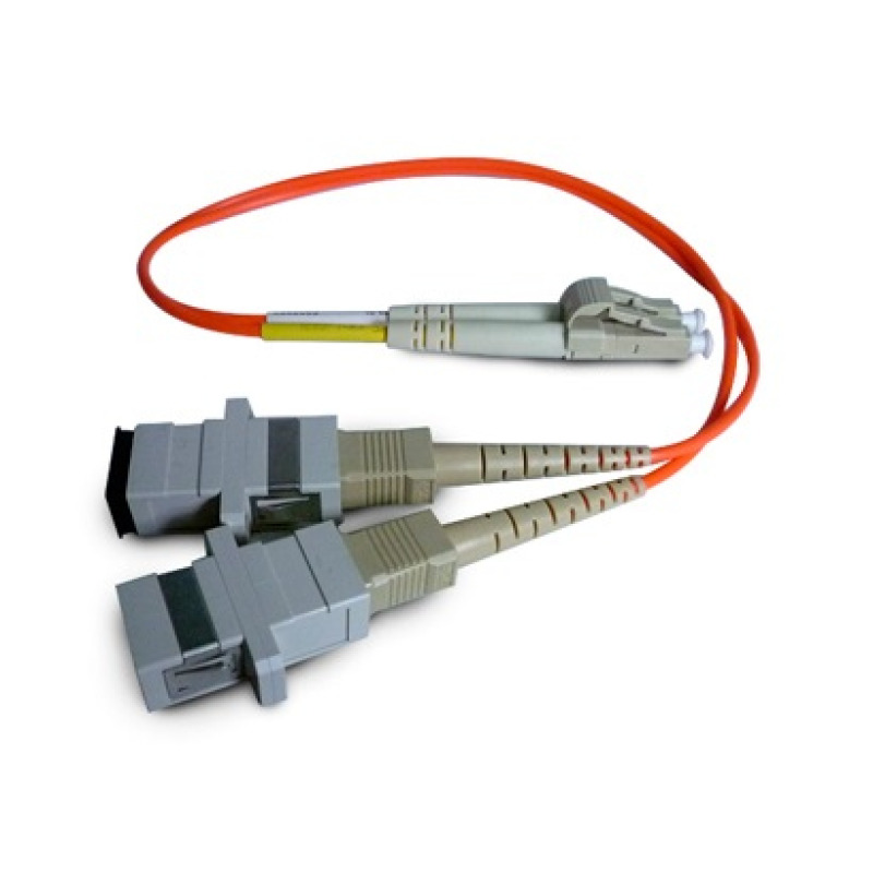 Enson CONV FIBRA SC-LC adaptador de fibra óptica LC/SC Gris, Naranja